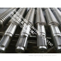 Conical Extrusion Screw Barrel For Pvc Caco3 Wood 